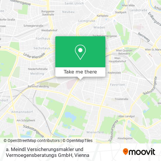 a. Meindl Versicherungsmakler und Vermoegensberatungs GmbH map