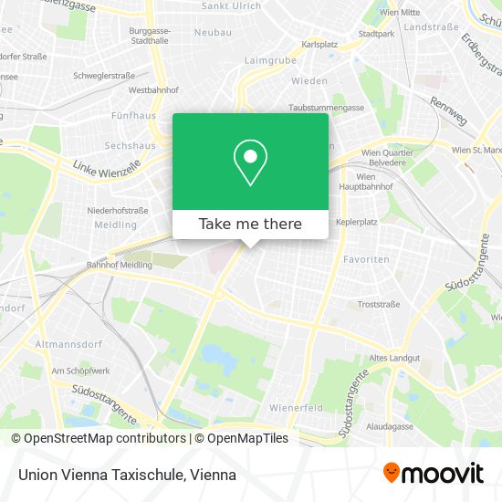 Union Vienna Taxischule map