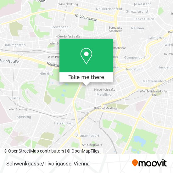 Schwenkgasse/Tivoligasse map