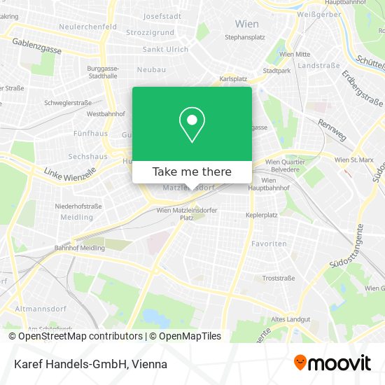 Karef Handels-GmbH map