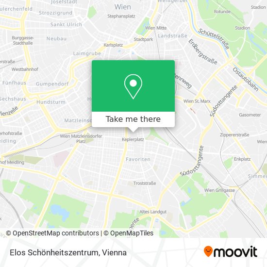 Elos Schönheitszentrum map
