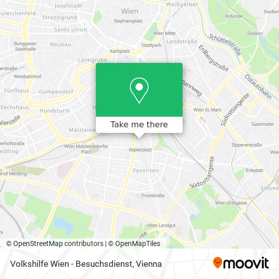 Volkshilfe Wien - Besuchsdienst map