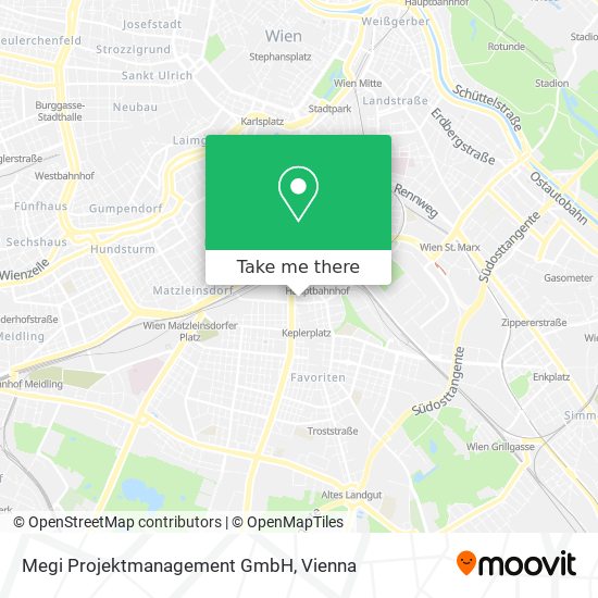 Megi Projektmanagement GmbH map