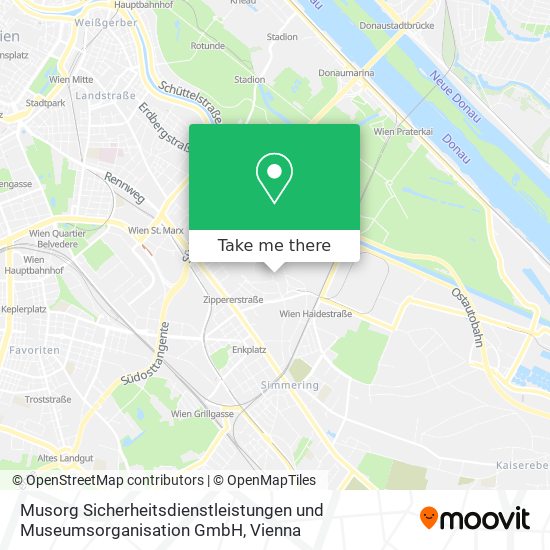 Musorg Sicherheitsdienstleistungen und Museumsorganisation GmbH map