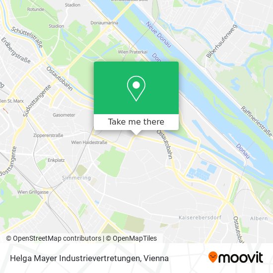 Helga Mayer Industrievertretungen map