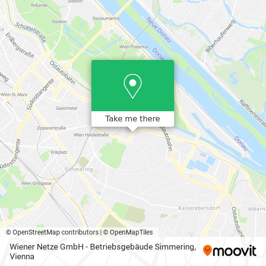 Wiener Netze GmbH - Betriebsgebäude Simmering map