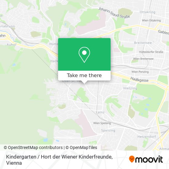 Kindergarten / Hort der Wiener Kinderfreunde map