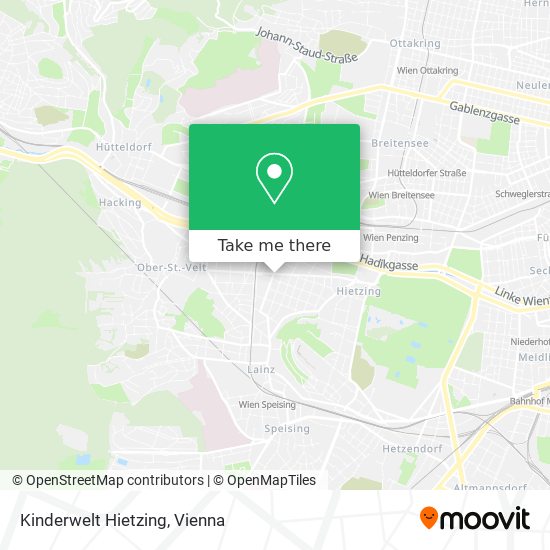 Kinderwelt Hietzing map