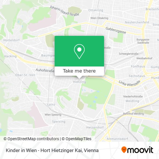 Kinder in Wien - Hort Hietzinger Kai map