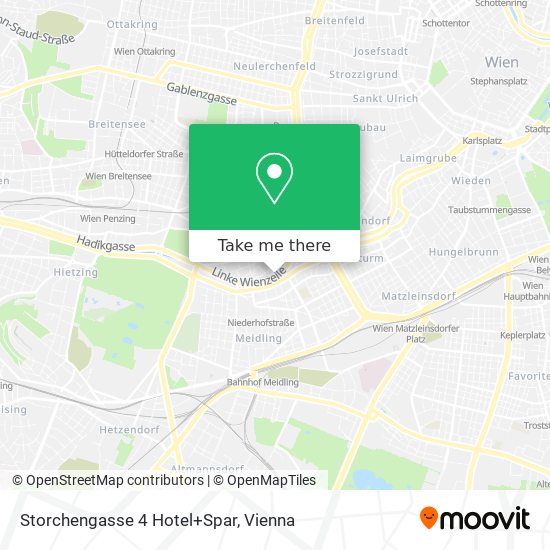 Storchengasse 4 Hotel+Spar map