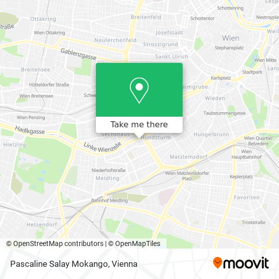 Pascaline Salay Mokango map