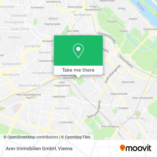 Arev Immobilien GmbH map