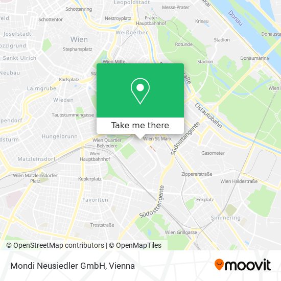 Mondi Neusiedler GmbH map