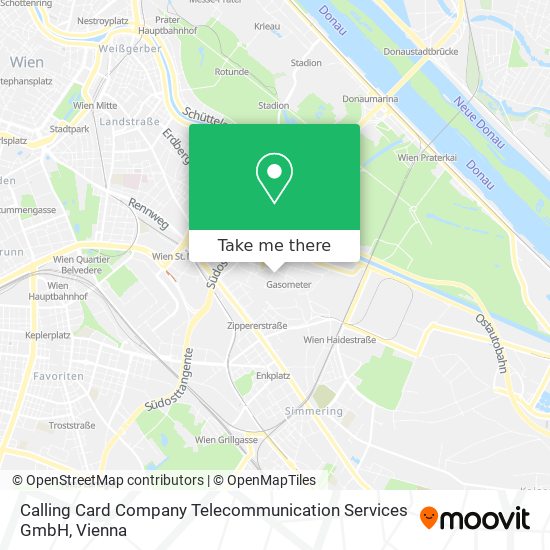 Calling Card Company Telecommunication Services GmbH map