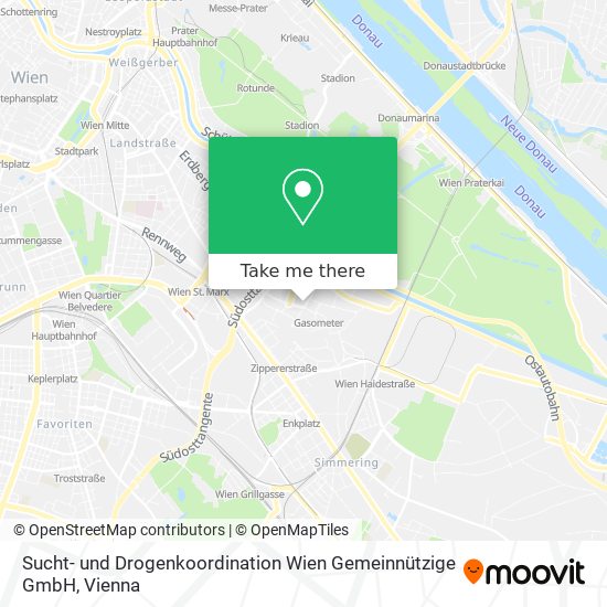 Sucht- und Drogenkoordination Wien Gemeinnützige GmbH map