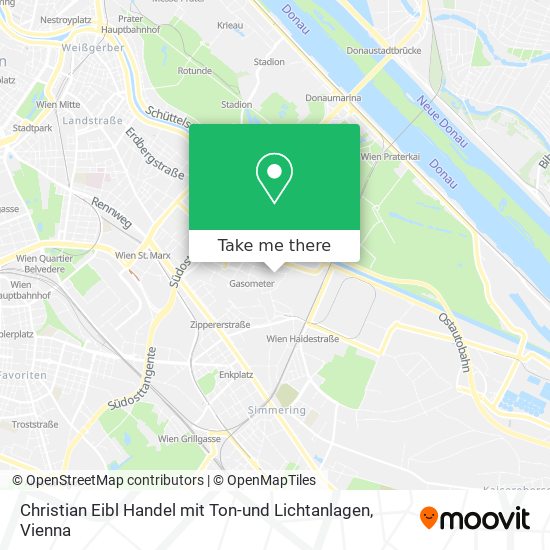 Christian Eibl Handel mit Ton-und Lichtanlagen map