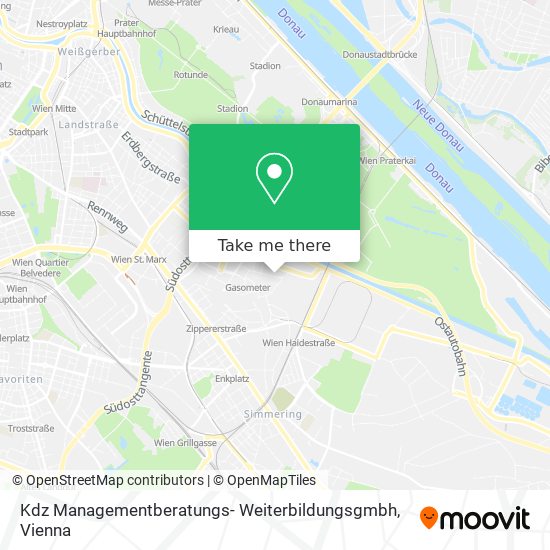 Kdz Managementberatungs- Weiterbildungsgmbh map