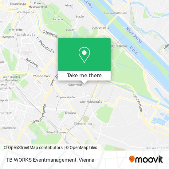 TB WORKS Eventmanagement map