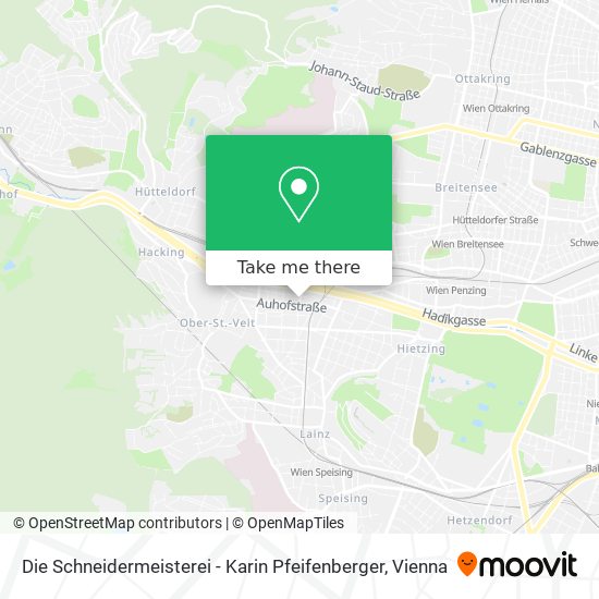 Die Schneidermeisterei - Karin Pfeifenberger map