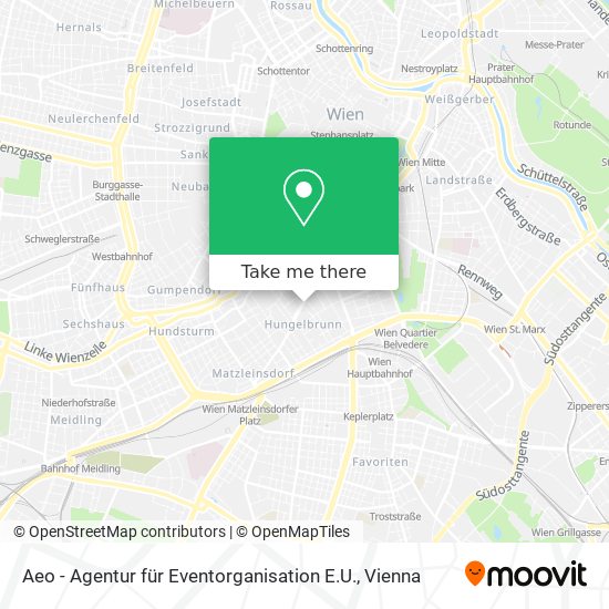 Aeo - Agentur für Eventorganisation E.U. map