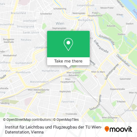 Institut für Leichtbau und Flugzeugbau der TU Wien-Datenstation map