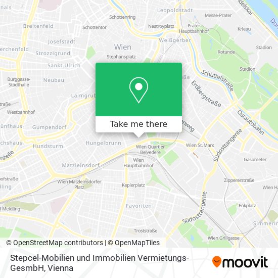 Stepcel-Mobilien und Immobilien Vermietungs-GesmbH map