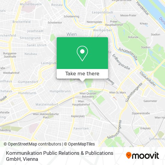 Kommunikation Public Relations & Publications GmbH map