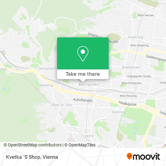 Kvetka ´S Shop map