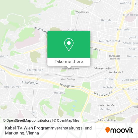Kabel-TV-Wien Programmveranstaltungs- und Marketing map
