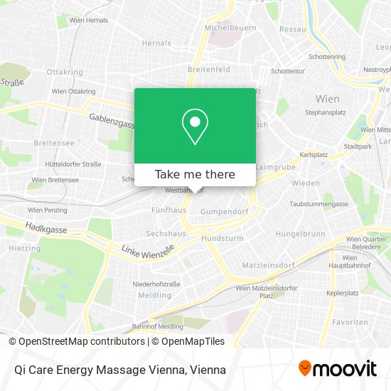 Qi Care Energy Massage Vienna map