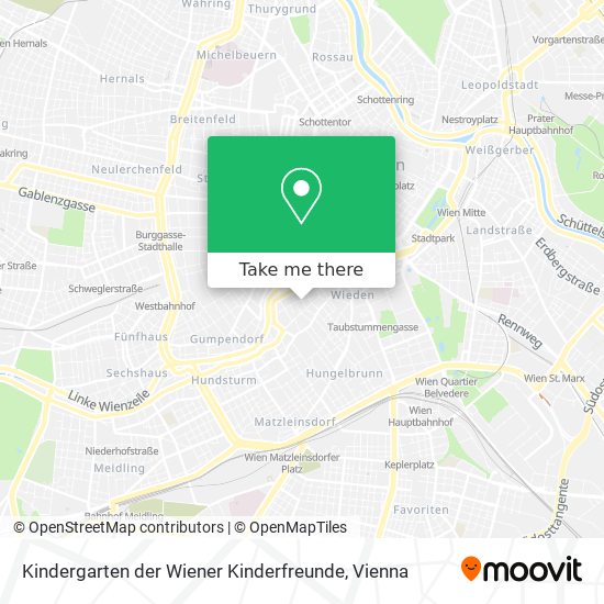 Kindergarten der Wiener Kinderfreunde map