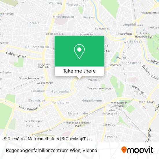 Regenbogenfamilienzentrum Wien map