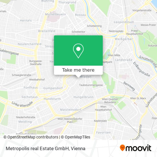 Metropolis real Estate GmbH map