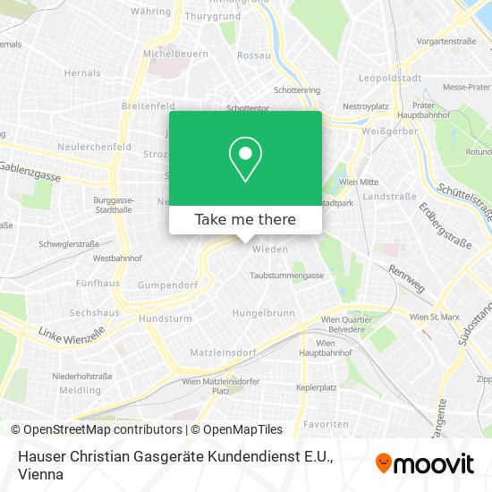 Hauser Christian Gasgeräte Kundendienst E.U. map