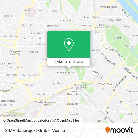 SIMA Bauprojekt GmbH map