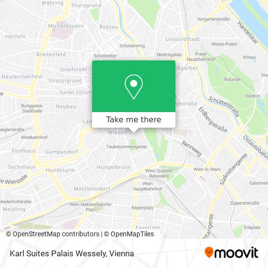 Karl Suites Palais Wessely map