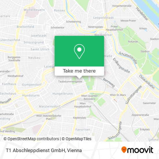 T1 Abschleppdienst GmbH map