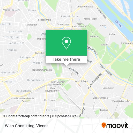 Wien-Consulting map