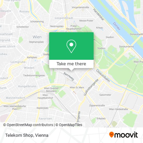 Telekom Shop map