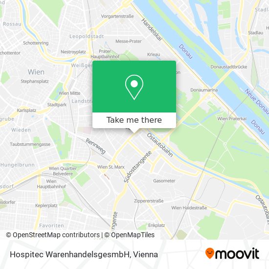 Hospitec WarenhandelsgesmbH map