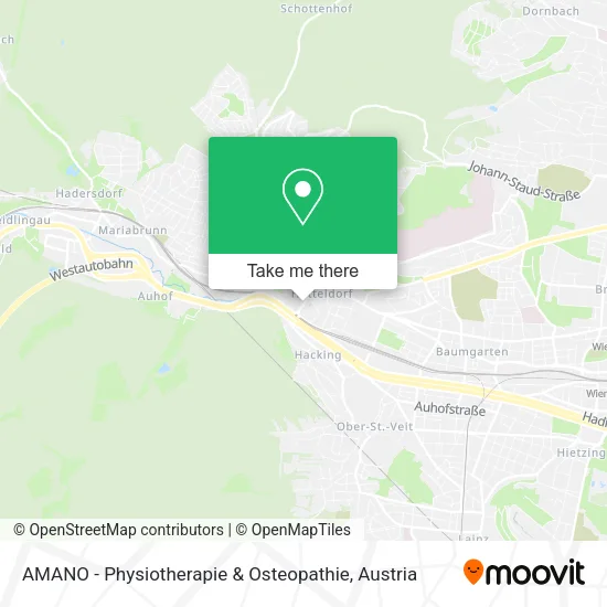 AMANO - Physiotherapie & Osteopathie map