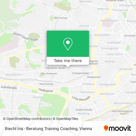Biechl Ina - Beratung Training Coaching map
