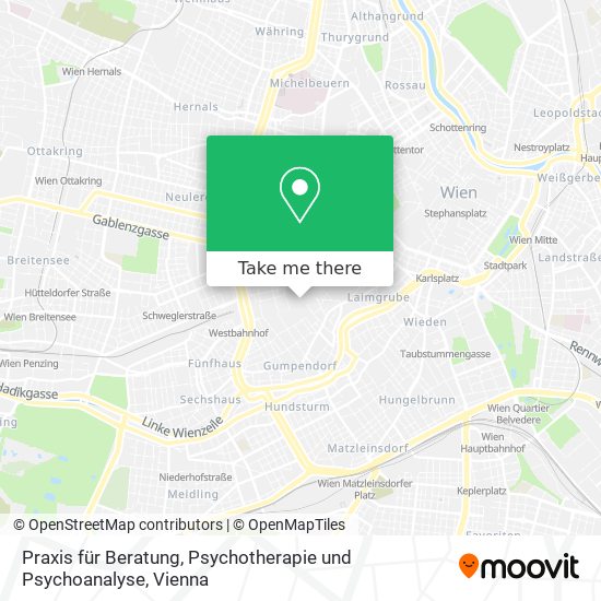 Praxis für Beratung, Psychotherapie und Psychoanalyse map