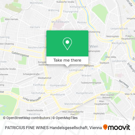 PATRICIUS FINE WINES Handelsgesellschaft map