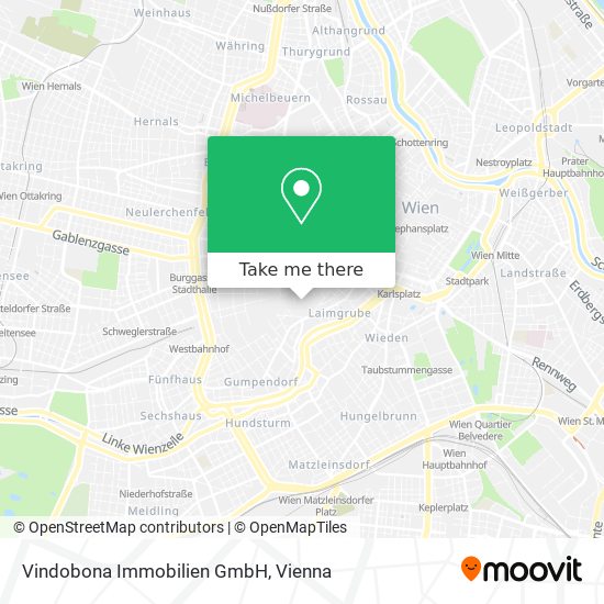 Vindobona Immobilien GmbH map