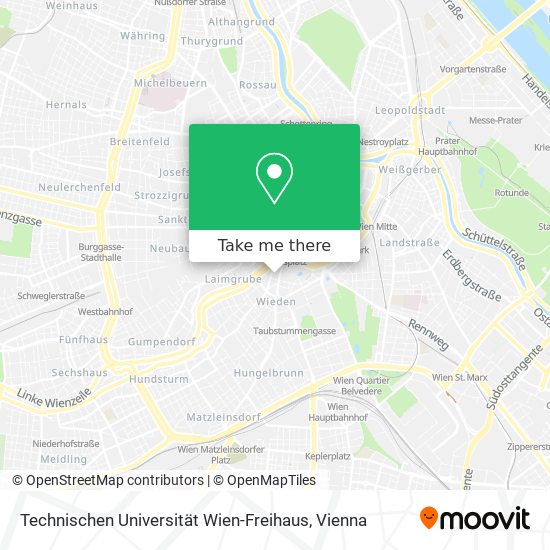 Technischen Universität Wien-Freihaus map