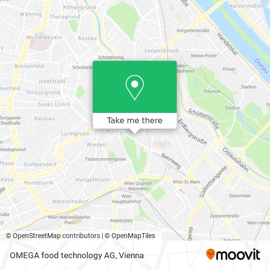 OMEGA food technology AG map