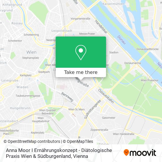 Anna Moor I Ernährungskonzept - Diätologische Praxis Wien & Südburgenland map