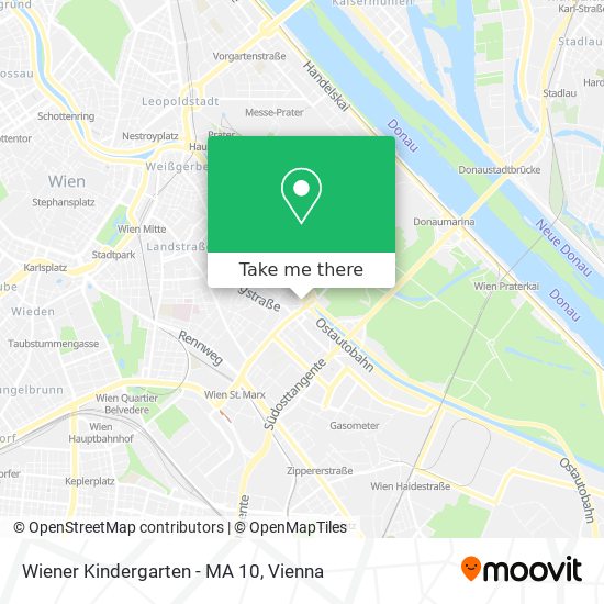 Wiener Kindergarten - MA 10 map