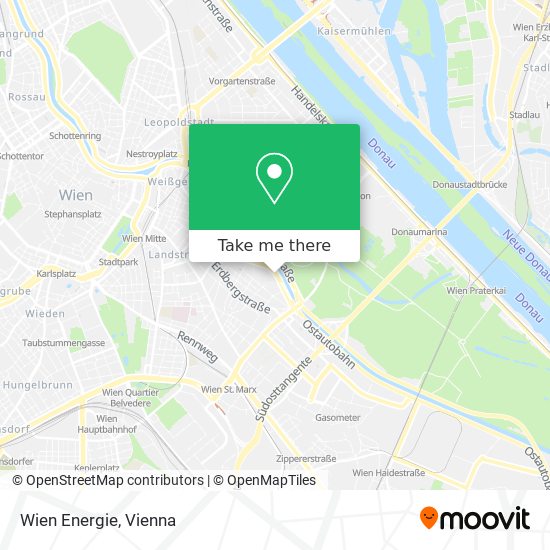 Wien Energie map